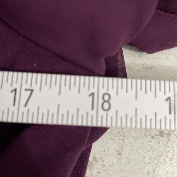 Adele & May  Blouse M Sheer 3/4 Sleeve V-Neck Keyhole Boho Feminine Top - Picture 3 of 12